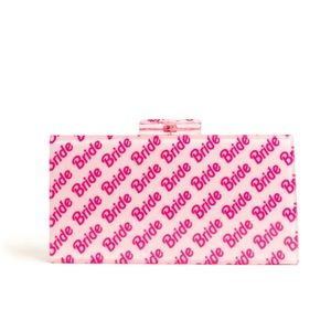 Pink Bride Acrylic Clutch Barbie Themed!